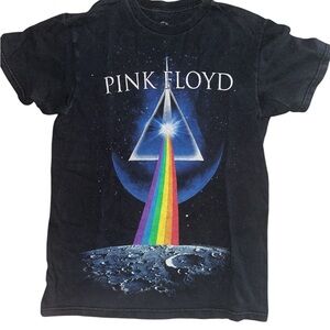 Liquid blue pink floyd t shirt